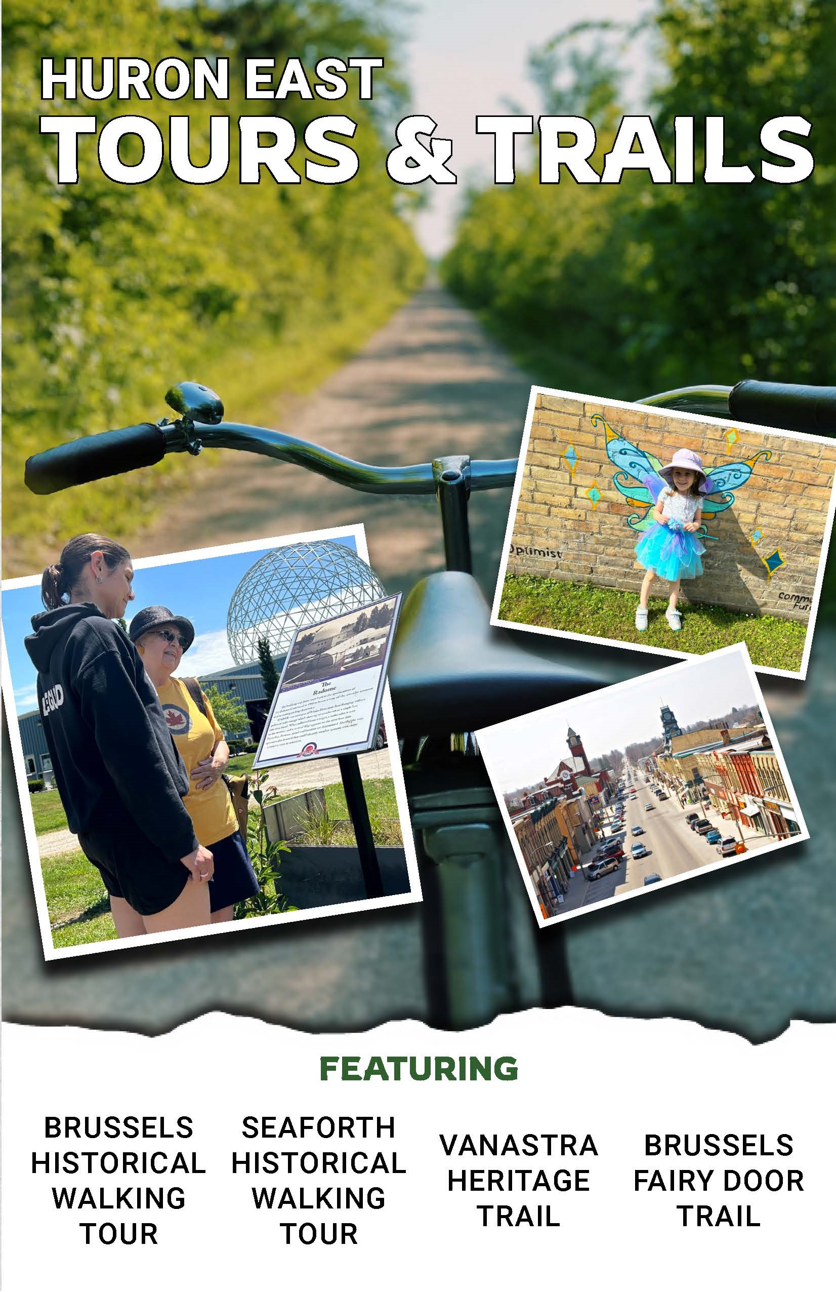 A picture of the cover of the Huron East Tours and Trails Guide.