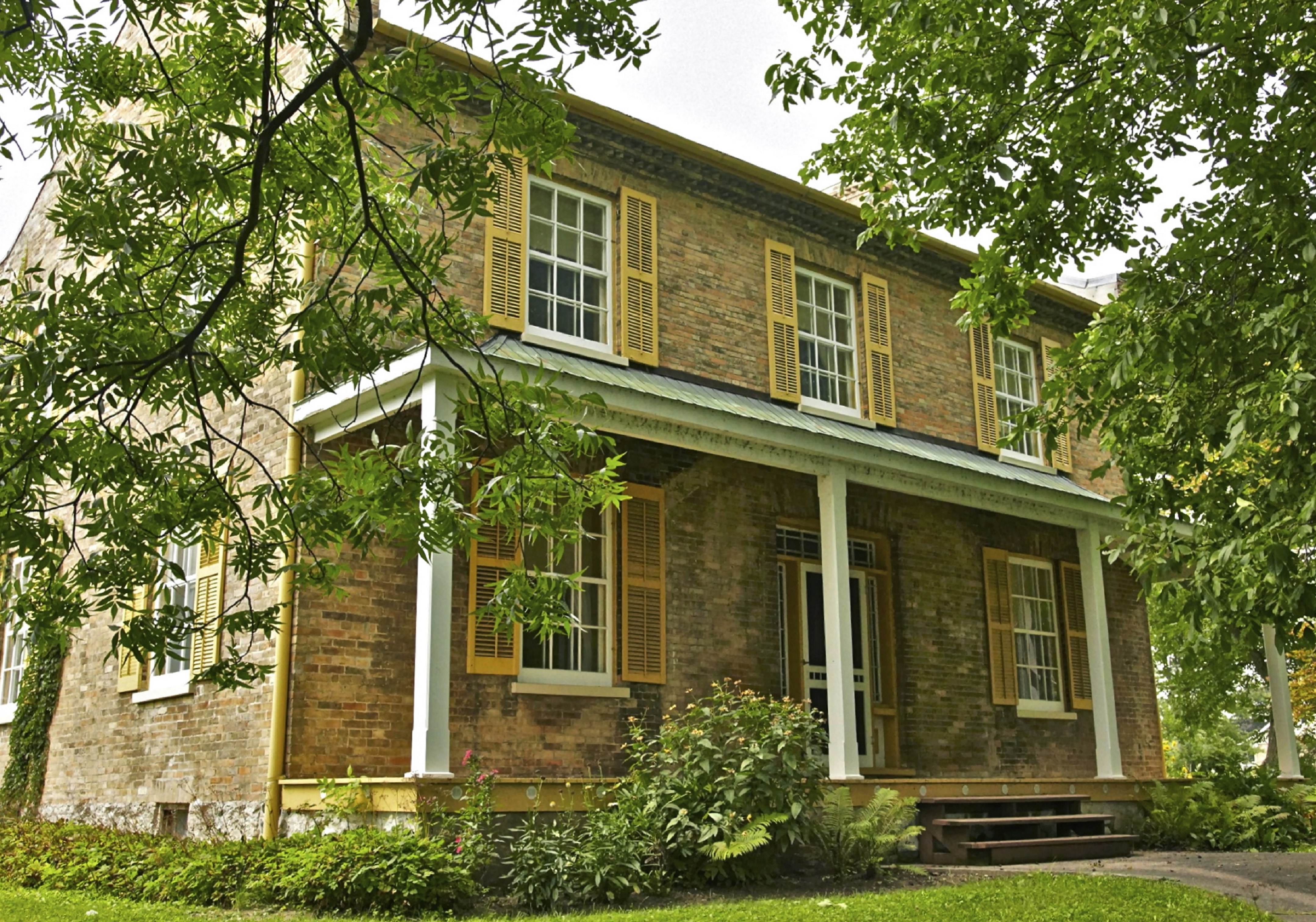 A photos of the Van Egmond House, which is now a museum.