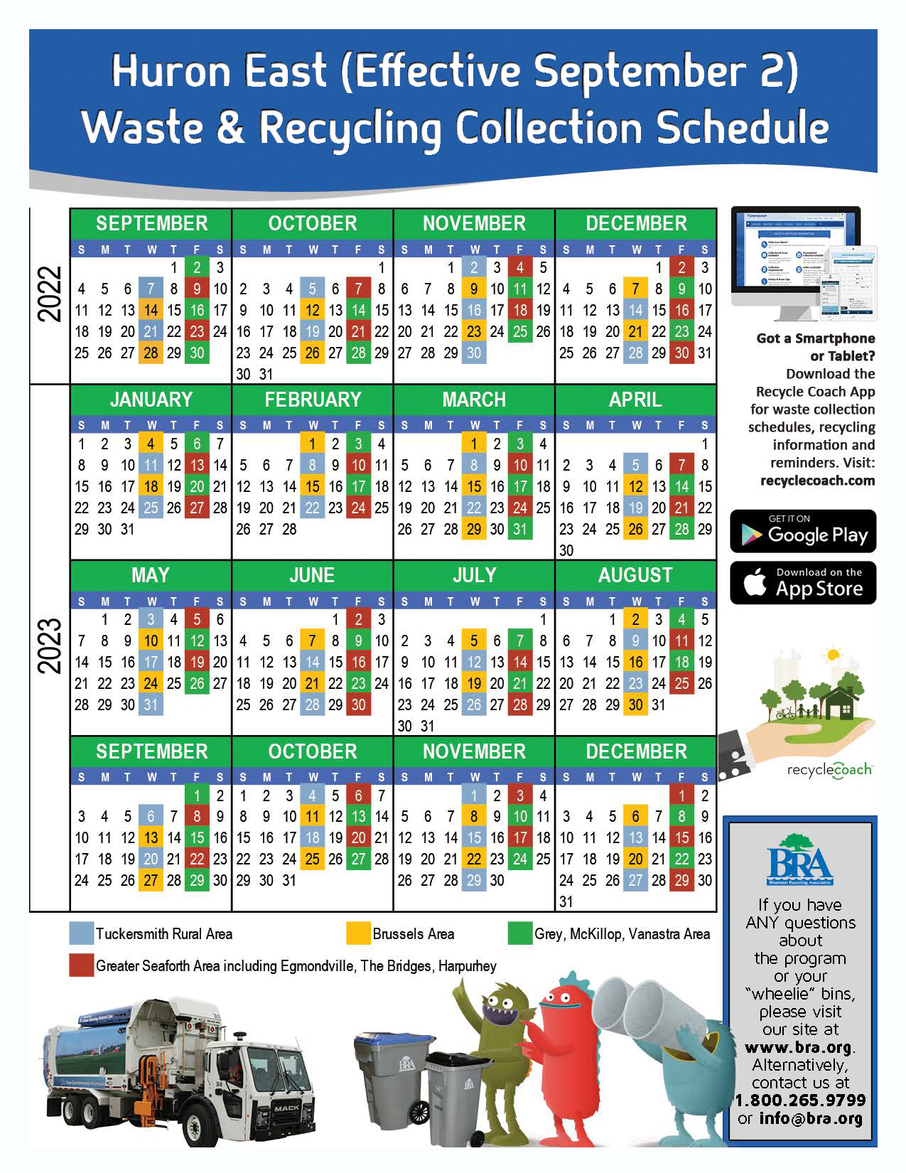 2022/2023 Waste & Recycling Schedule 