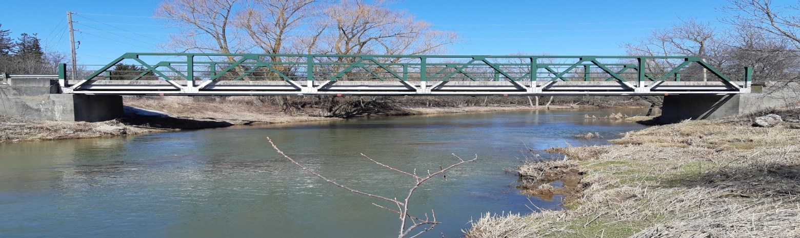 panaramic view of Kinburn Line Bridge