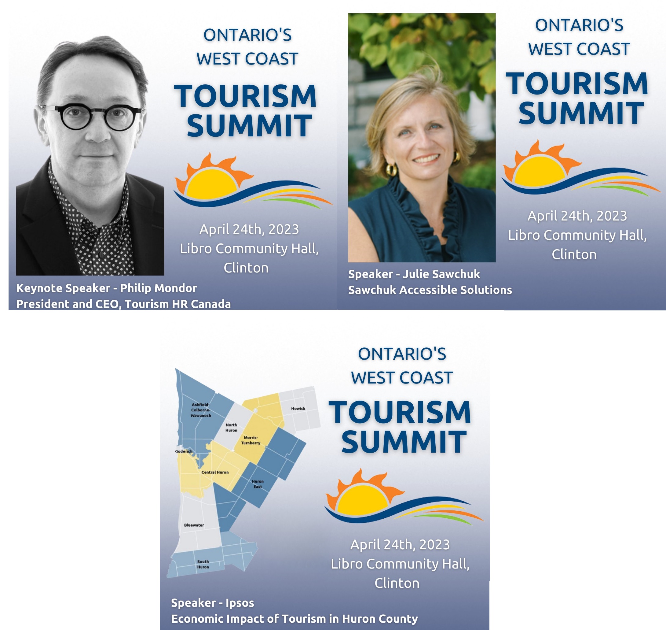 A poster for the 2023 Tourism Summit.