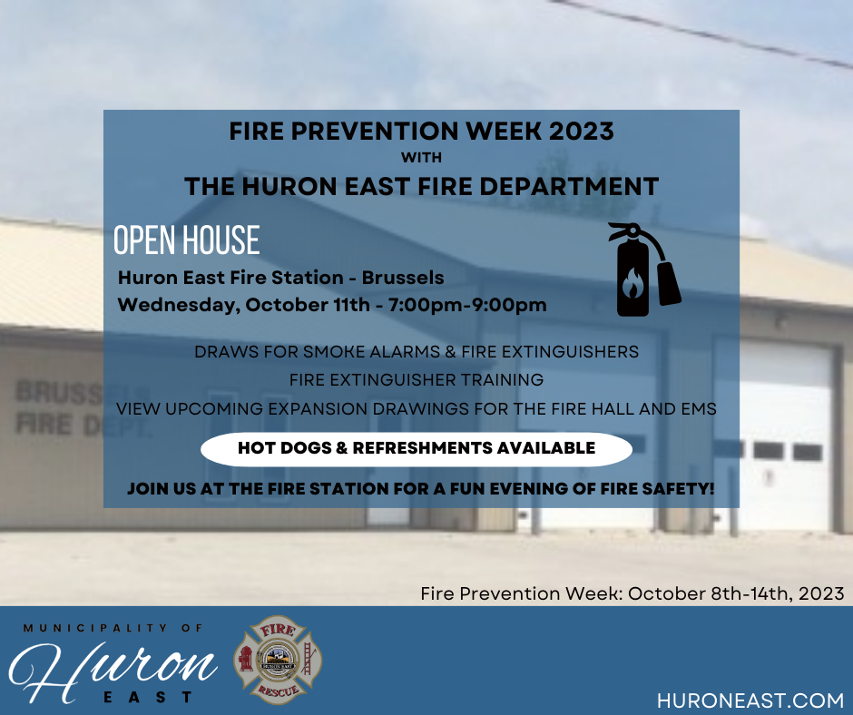 Fire Hall Open House Flyer