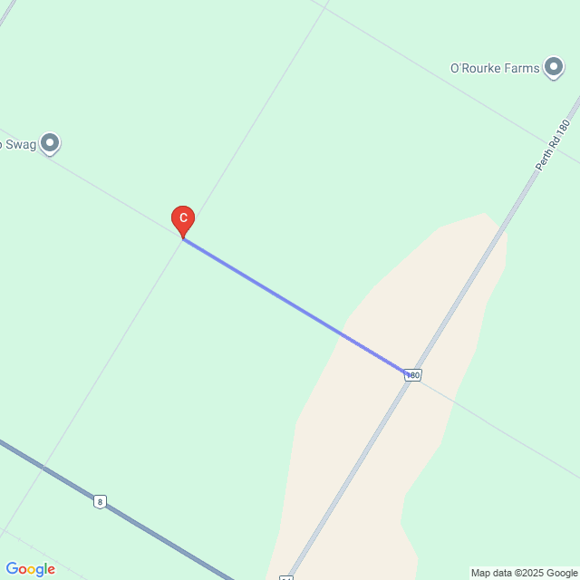 Map of road closure